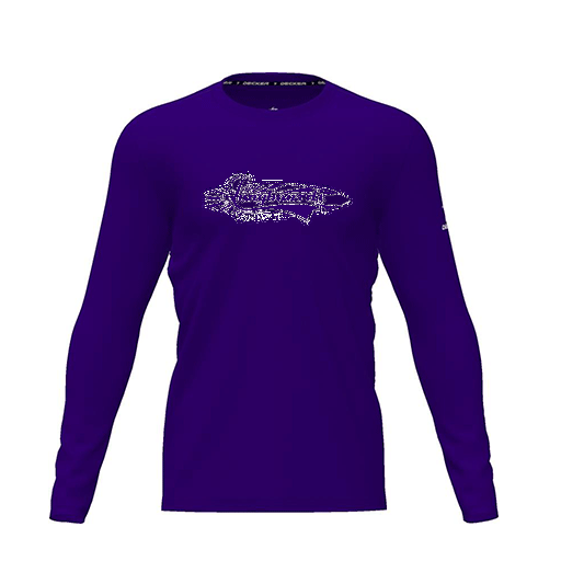 [FTLCDFPP-YXS-LOGO1] Dri Fit Performance T-Shirt (Youth XS, Purple, Logo 1, Long Sleeve)