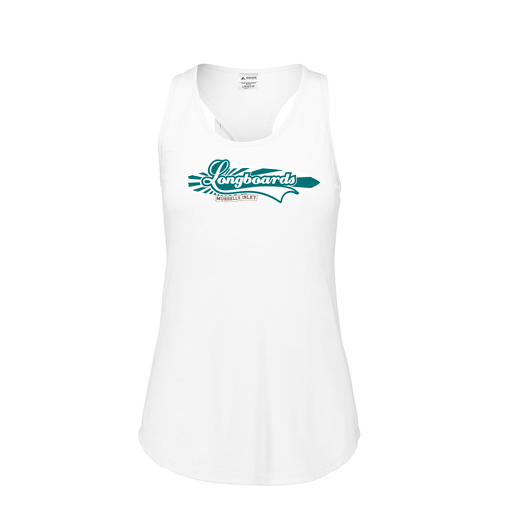 [3078.005.S-LOGO1] Ladies Tri Blend Tank Top (Female Adult S, White, Logo 1)