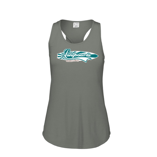 [3078.013.S-LOGO1] Ladies Tri Blend Tank Top (Female Adult S, Gray, Logo 1)