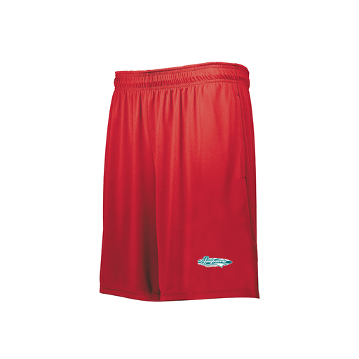 [229511.083.XS-LOGO1] Decker Men's Swift Short (Adult XS, Red, Logo 1)
