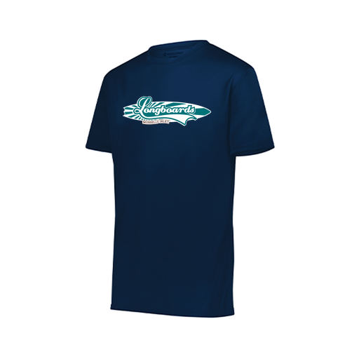 [222819.065.XXS-LOGO1] Youth Movement Dri Fit Shirt (Youth XXS, Navy, Logo 1)