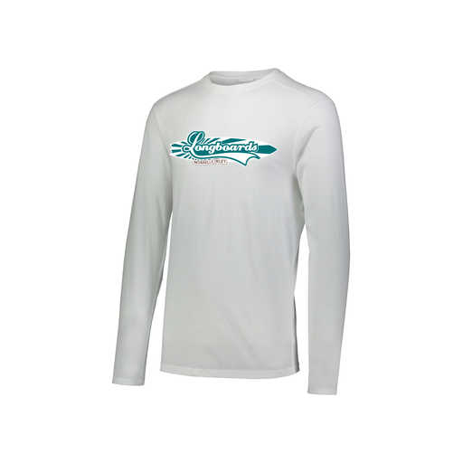 [FTLCUBWH-YS-LOGO1] Youth LS Ultra-blend T-Shirt (Youth S, White, Logo 1)